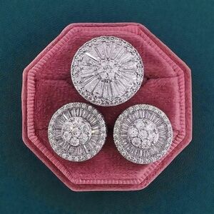 Elegant Silver Jewelry Set Size 8 or 10